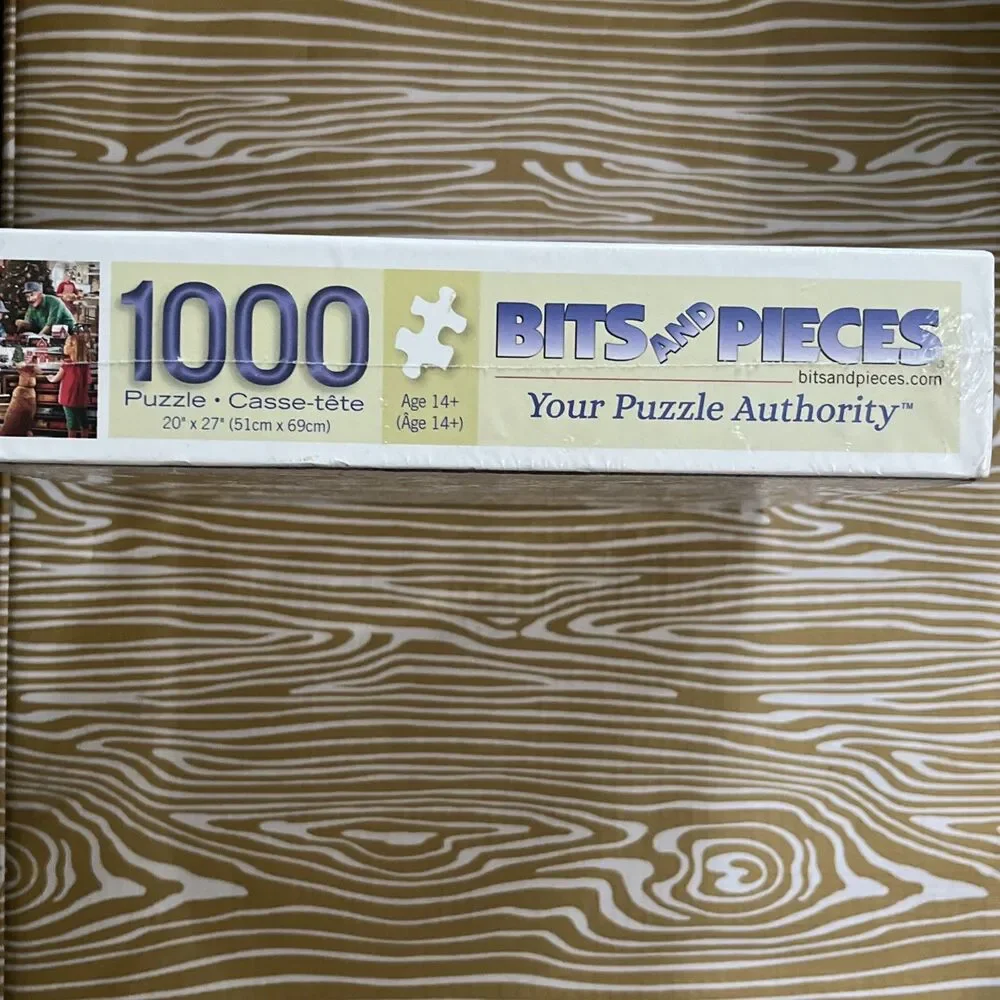 Bits & Pieces 1000 Pc Jigsaw Puzzle Christmas Trainset New Sealed Gift Holiday